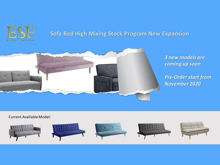 Sofa Bed High Mixing Stock Program New Expansion